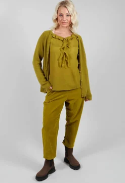 Corduroy Trousers in Grass