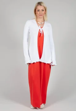 Cotton Cardigan in White