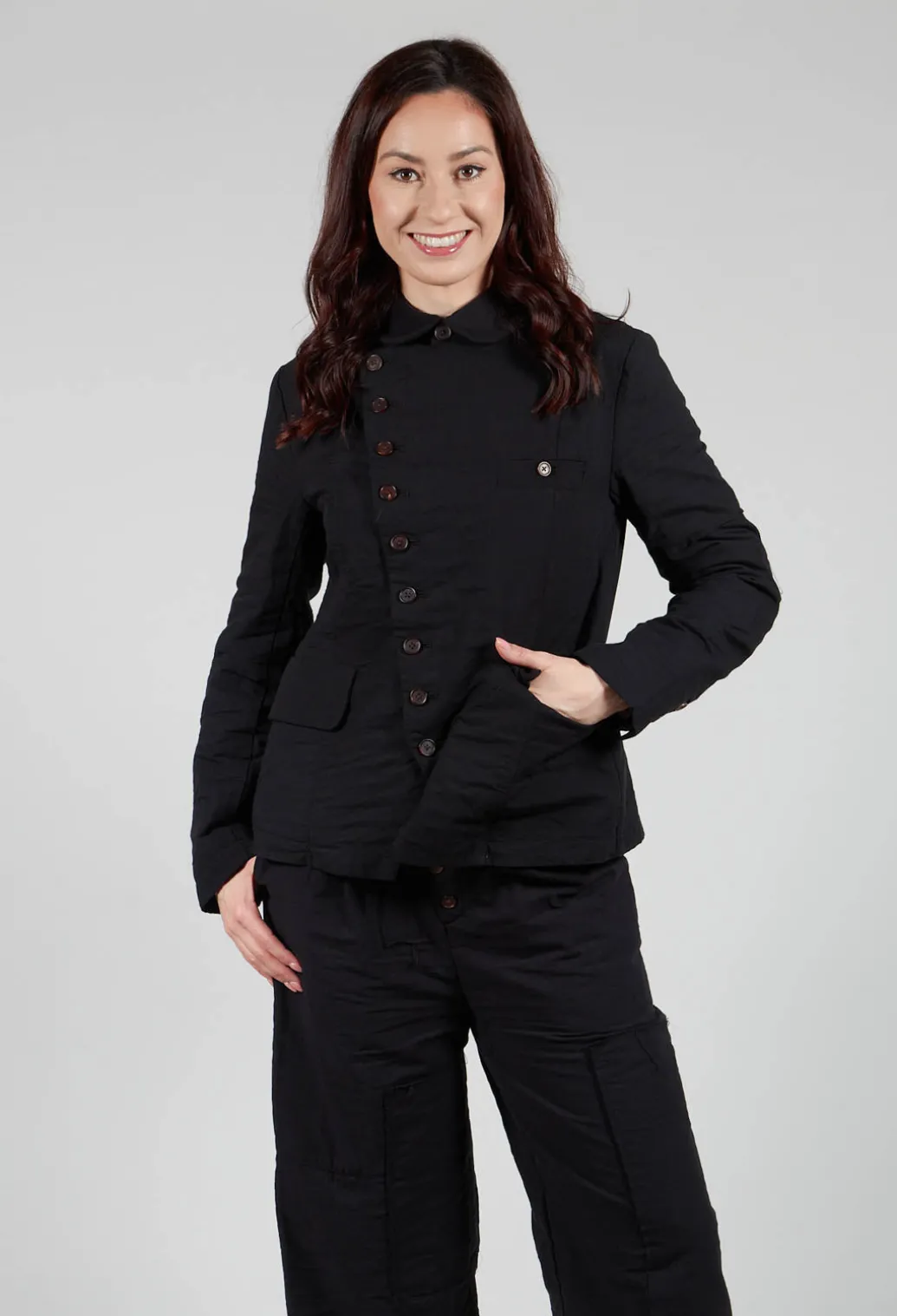 Cotton Jacket in Black