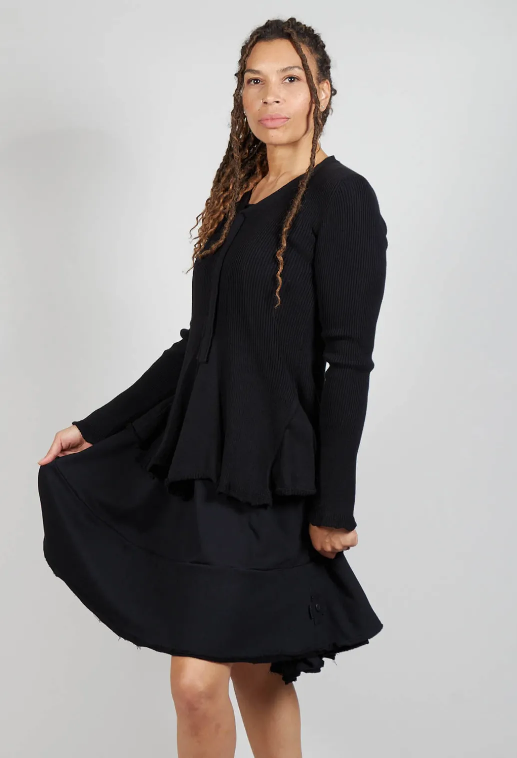 Cotton Knit in Black