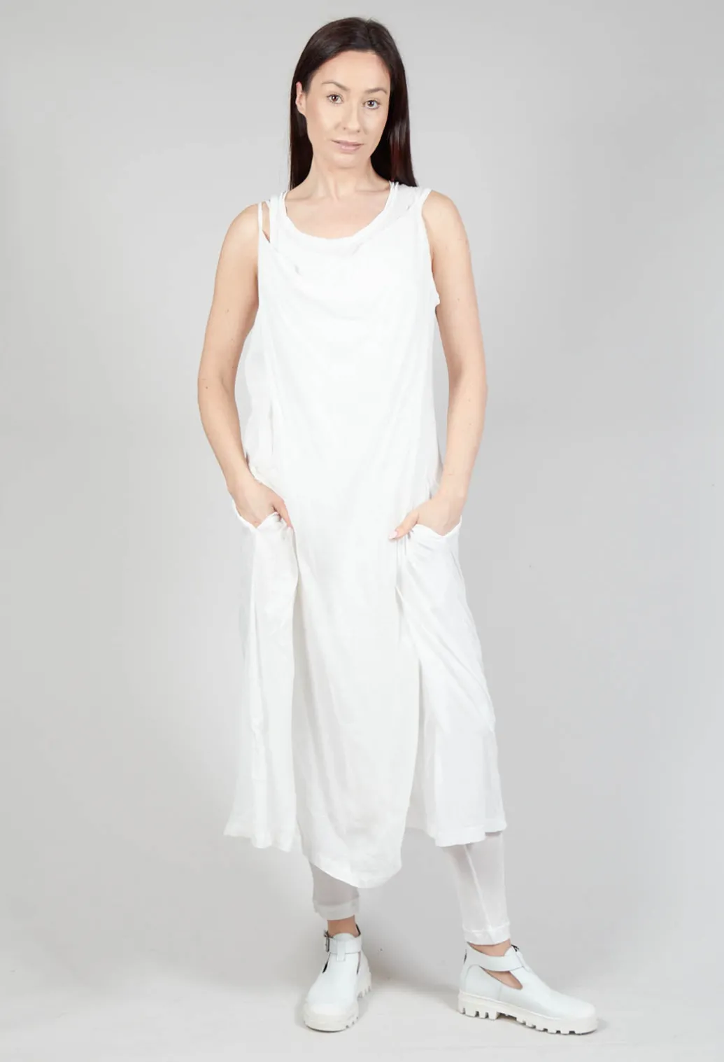 Cowl Neckline Dress in Callas