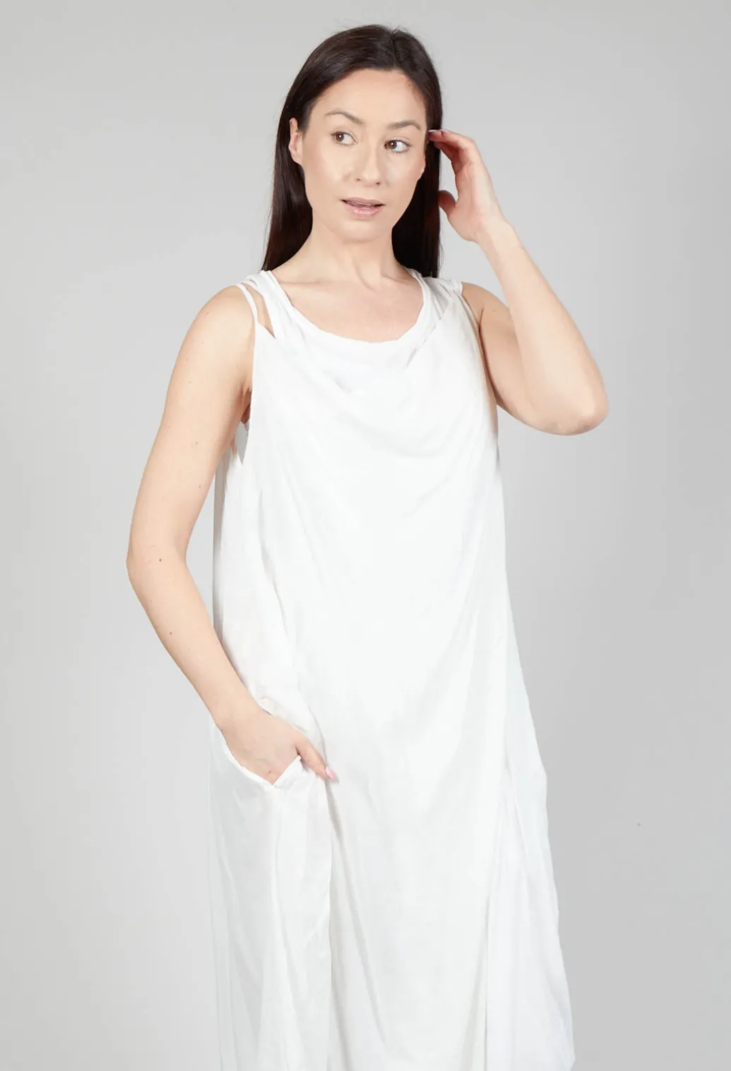 Cowl Neckline Dress in Callas