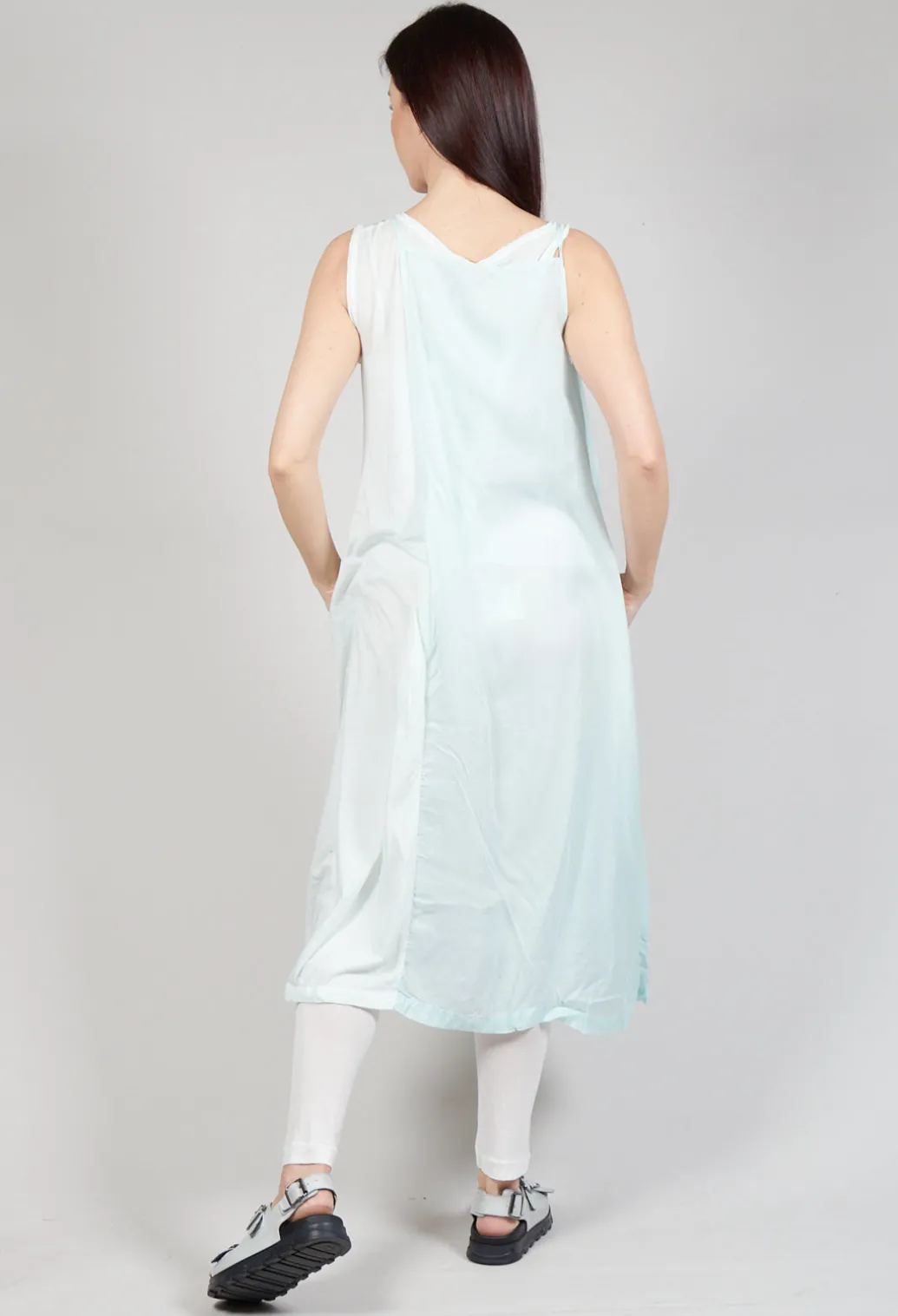 Cowl Neckline Dress in Tulip 10% Cloud