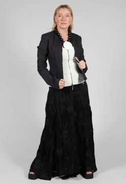 Cropped Utility Jacket in Coal