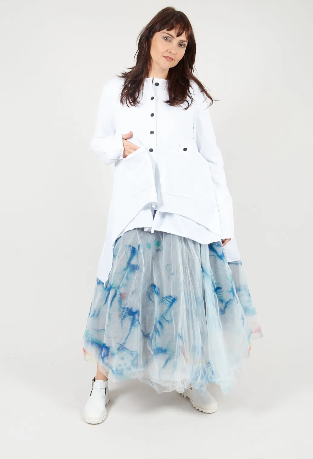 Curtain Jacket in White
