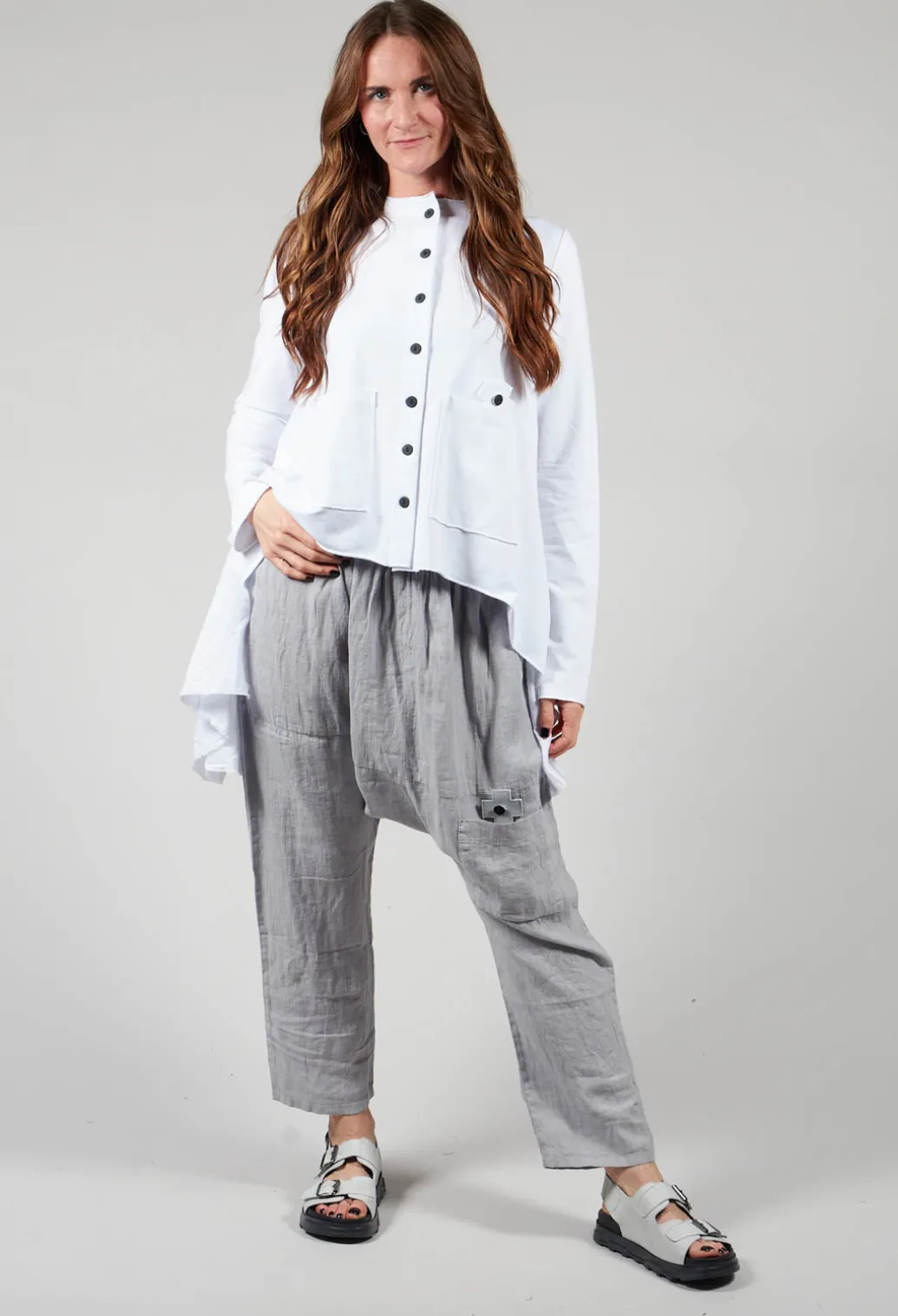 Curtain Jacket in White