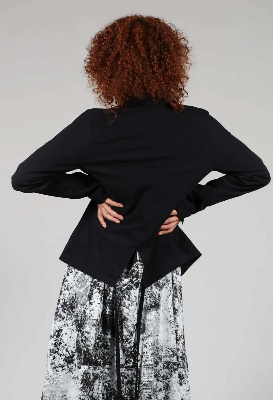 Dissected Jacket in Black