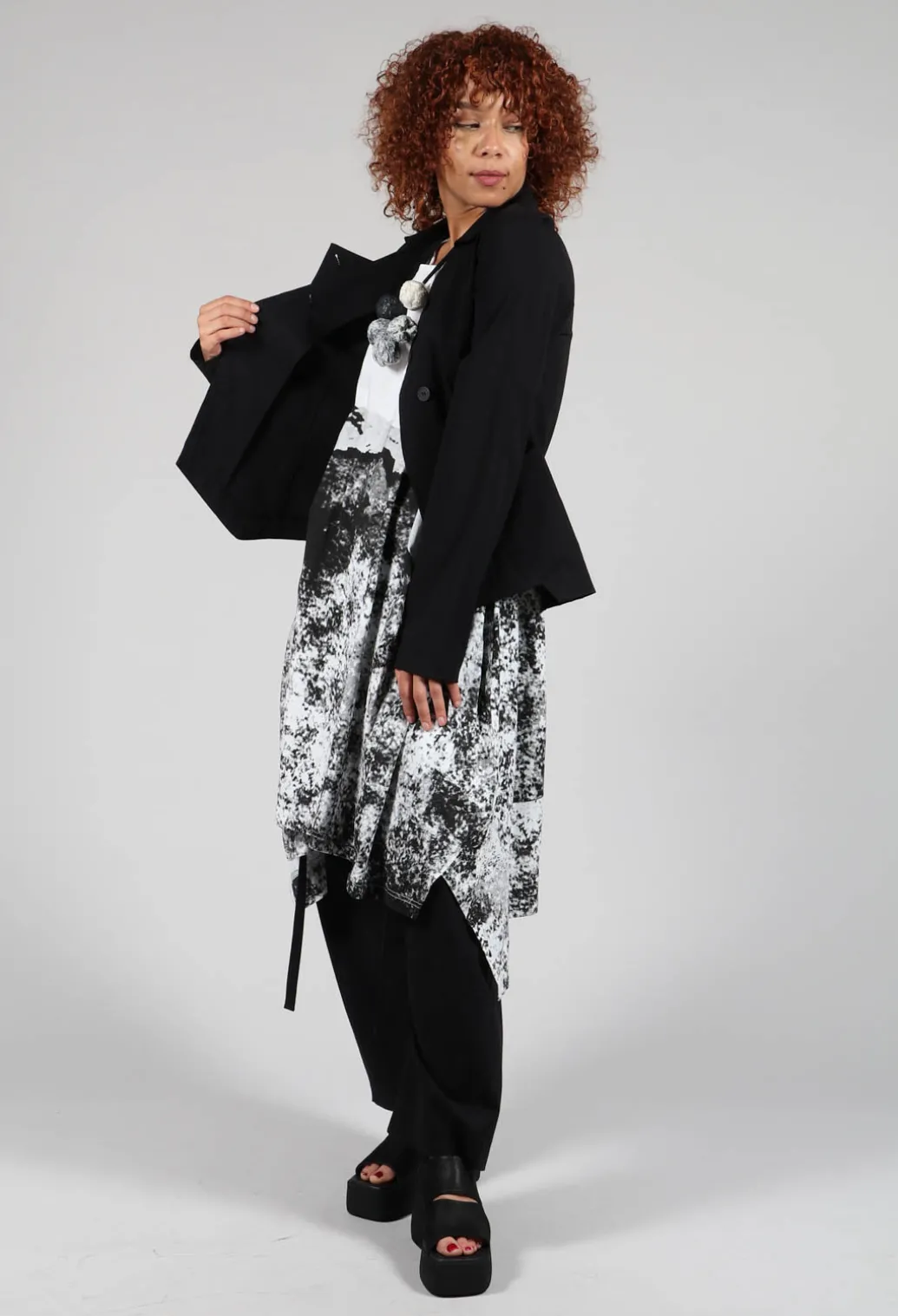 Dissected Jacket in Black