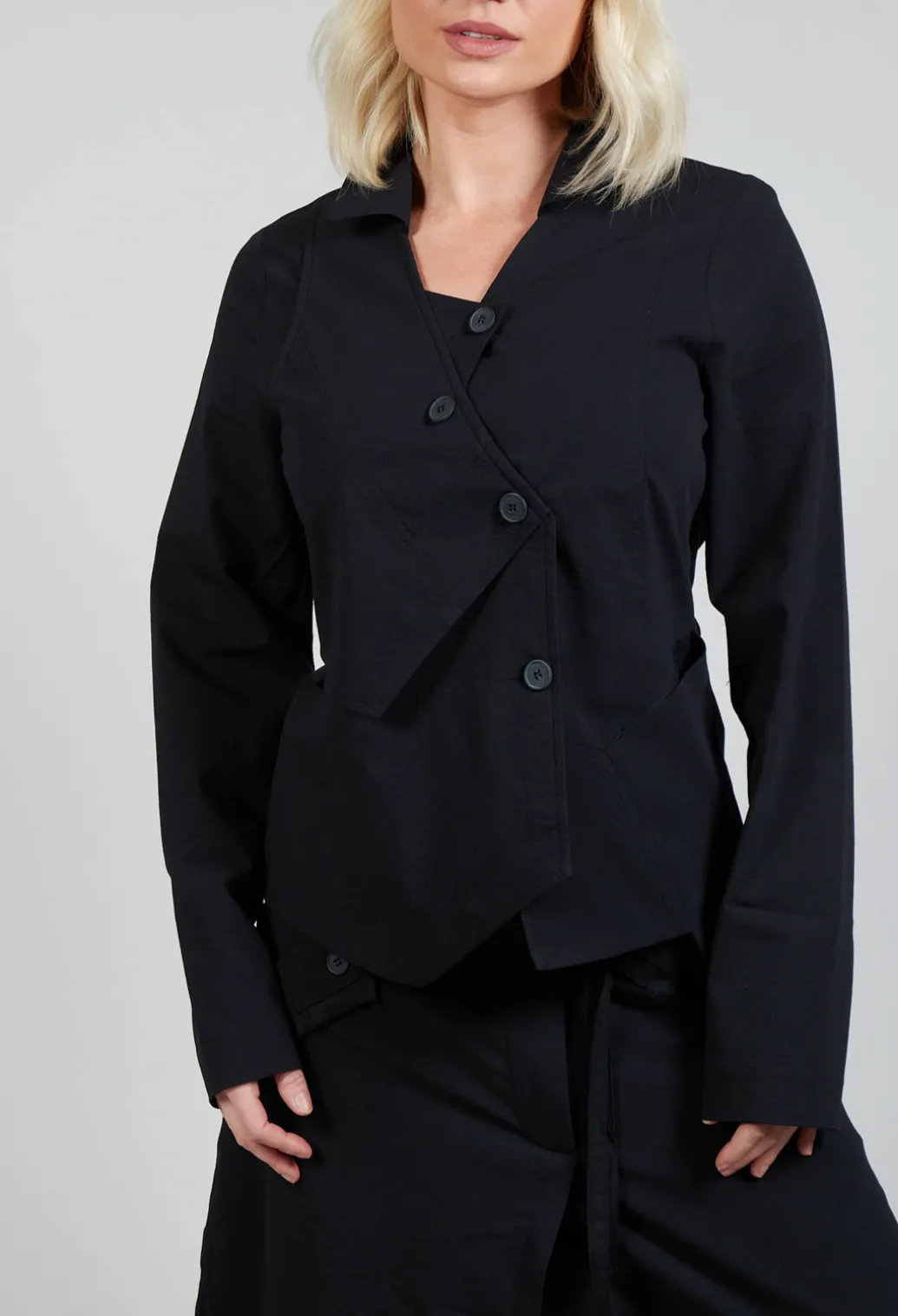 Dissected Jacket in Black