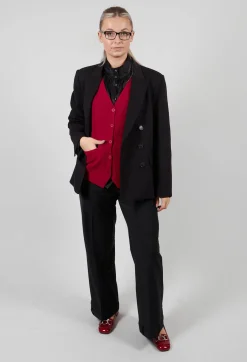 Double Breasted Blazer in Nero