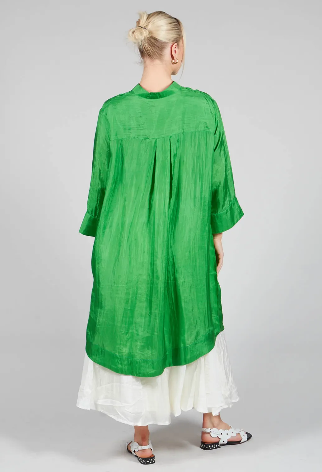Dunia Dress in Dark Green
