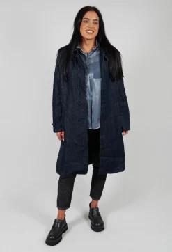 Duster Coat in Indigo