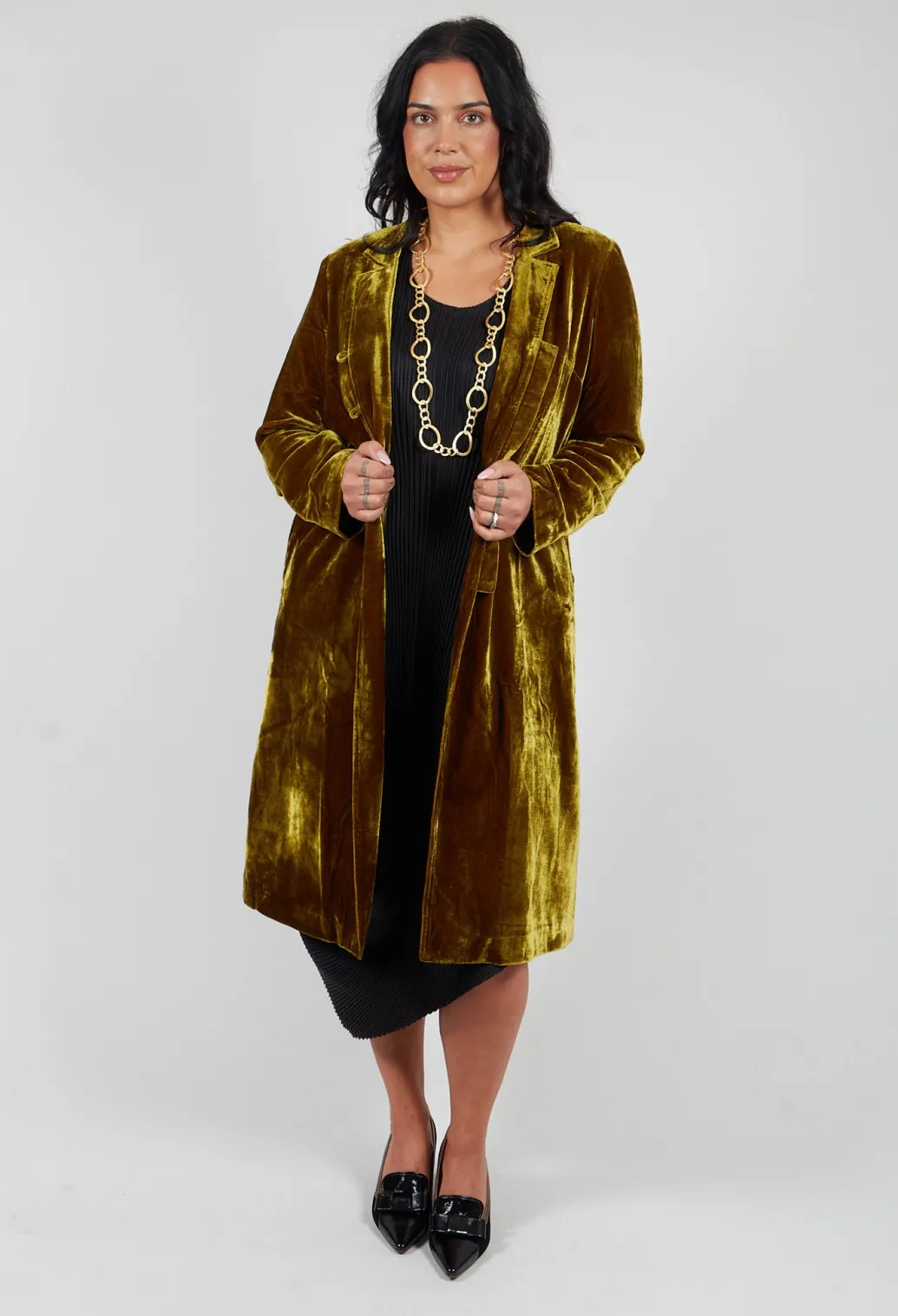 Edda Coat in Moss