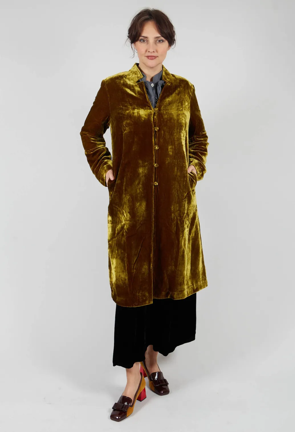 Edda Coat in Moss