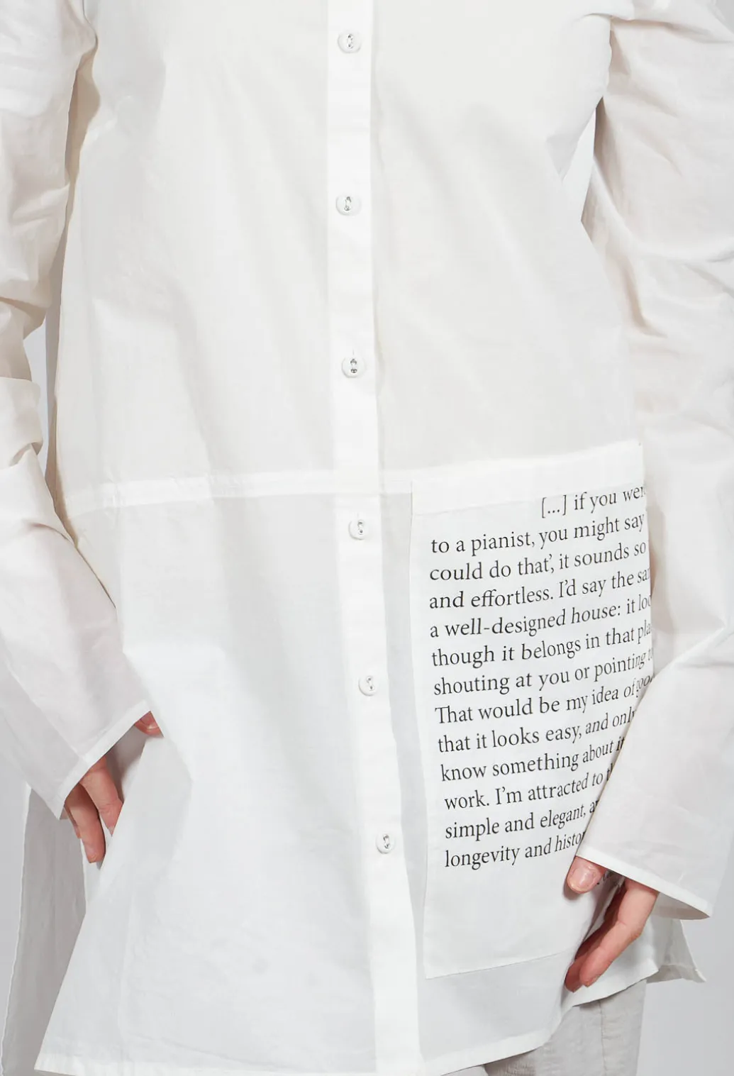 Elmo Shirt In Off White