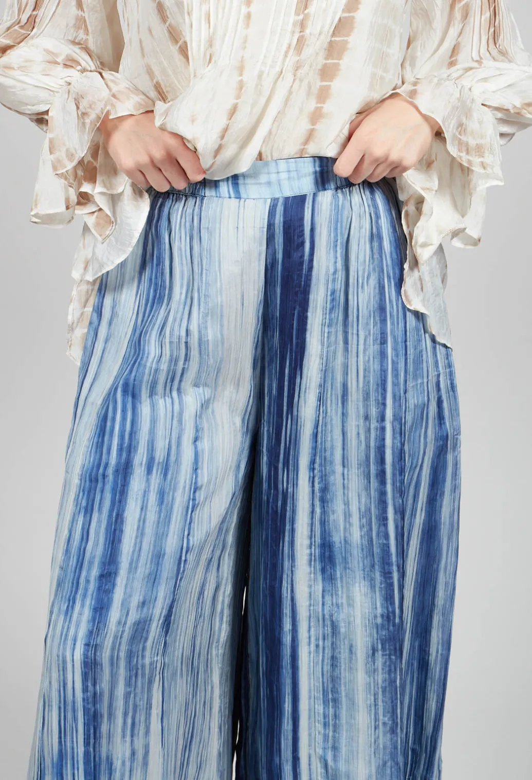 Emma Reversible Pants in Blue