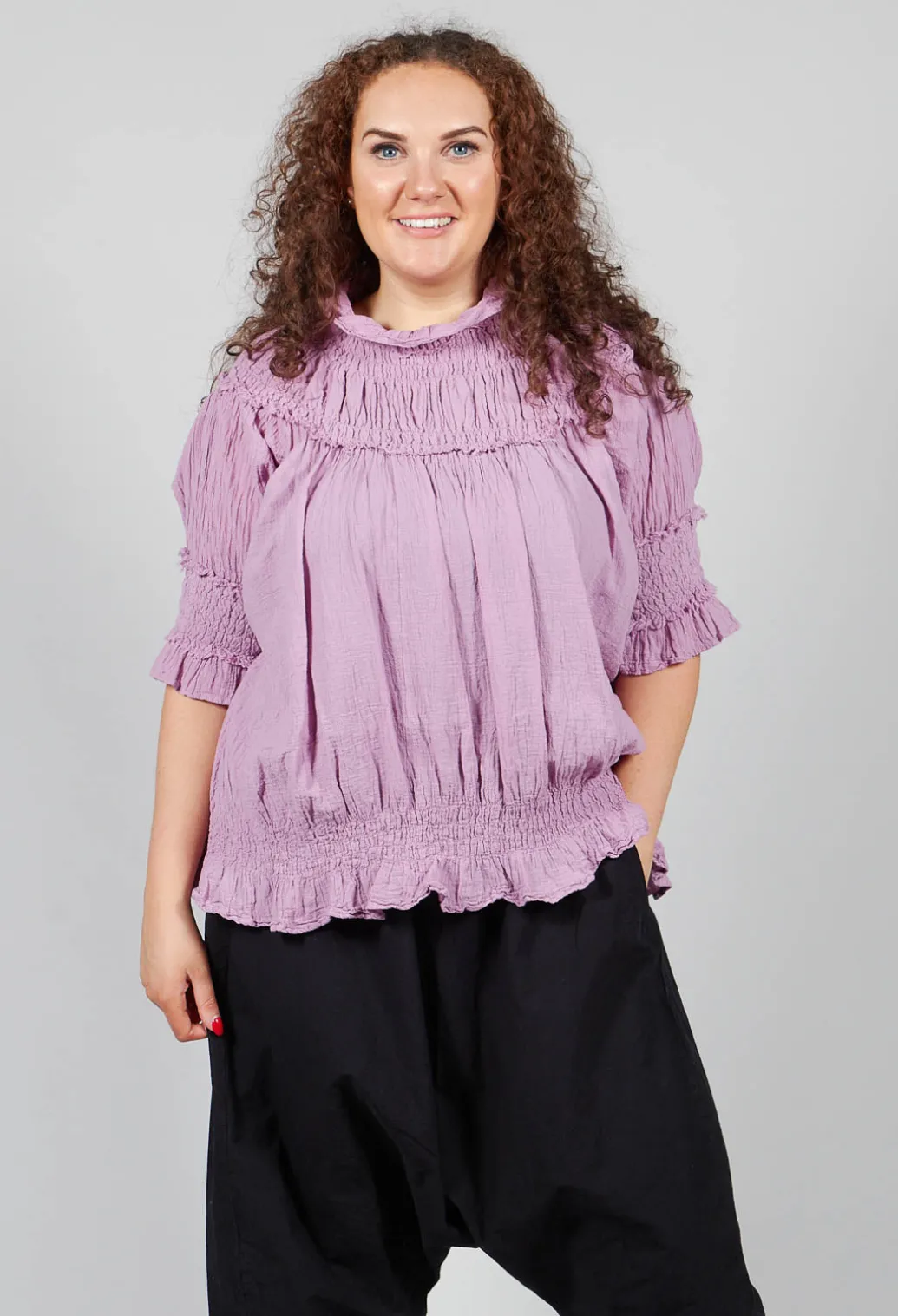 Feminatur Shirt in Perlmutt