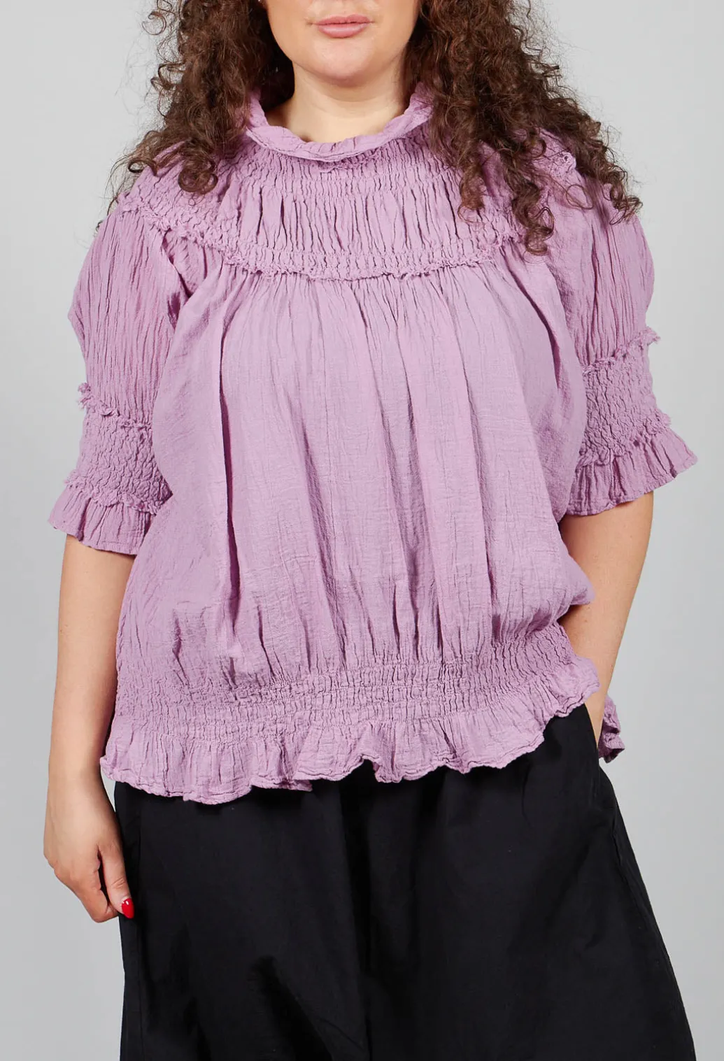 Feminatur Shirt in Perlmutt