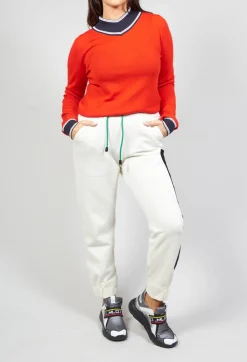 Fine Knit Jumper in Pirite Orange