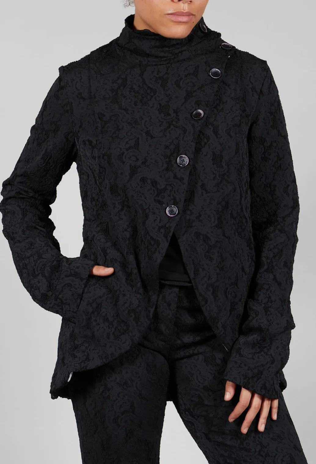 Fla Coat in Black