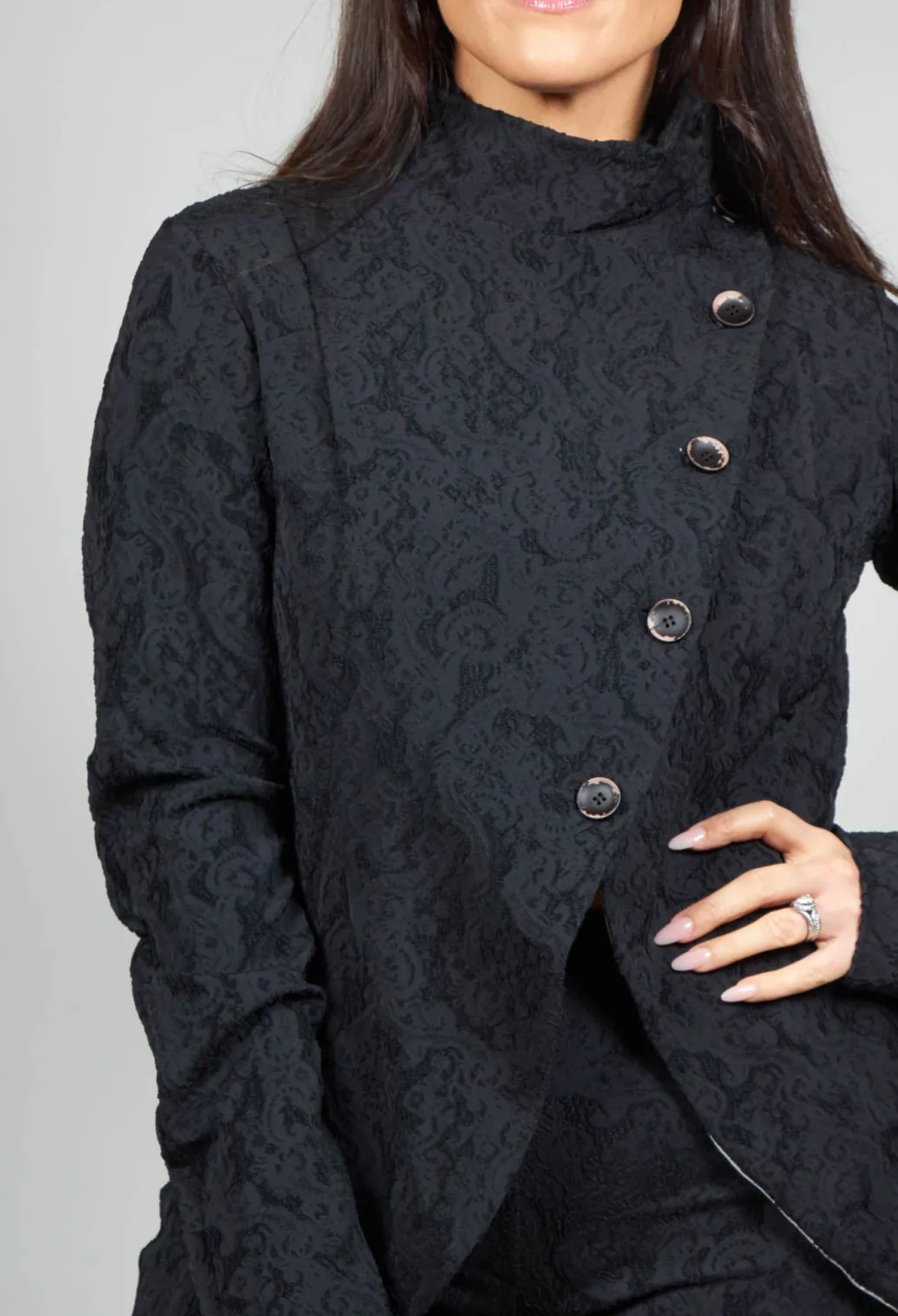 Fla Coat in Black