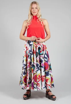 Flounce Top in Red