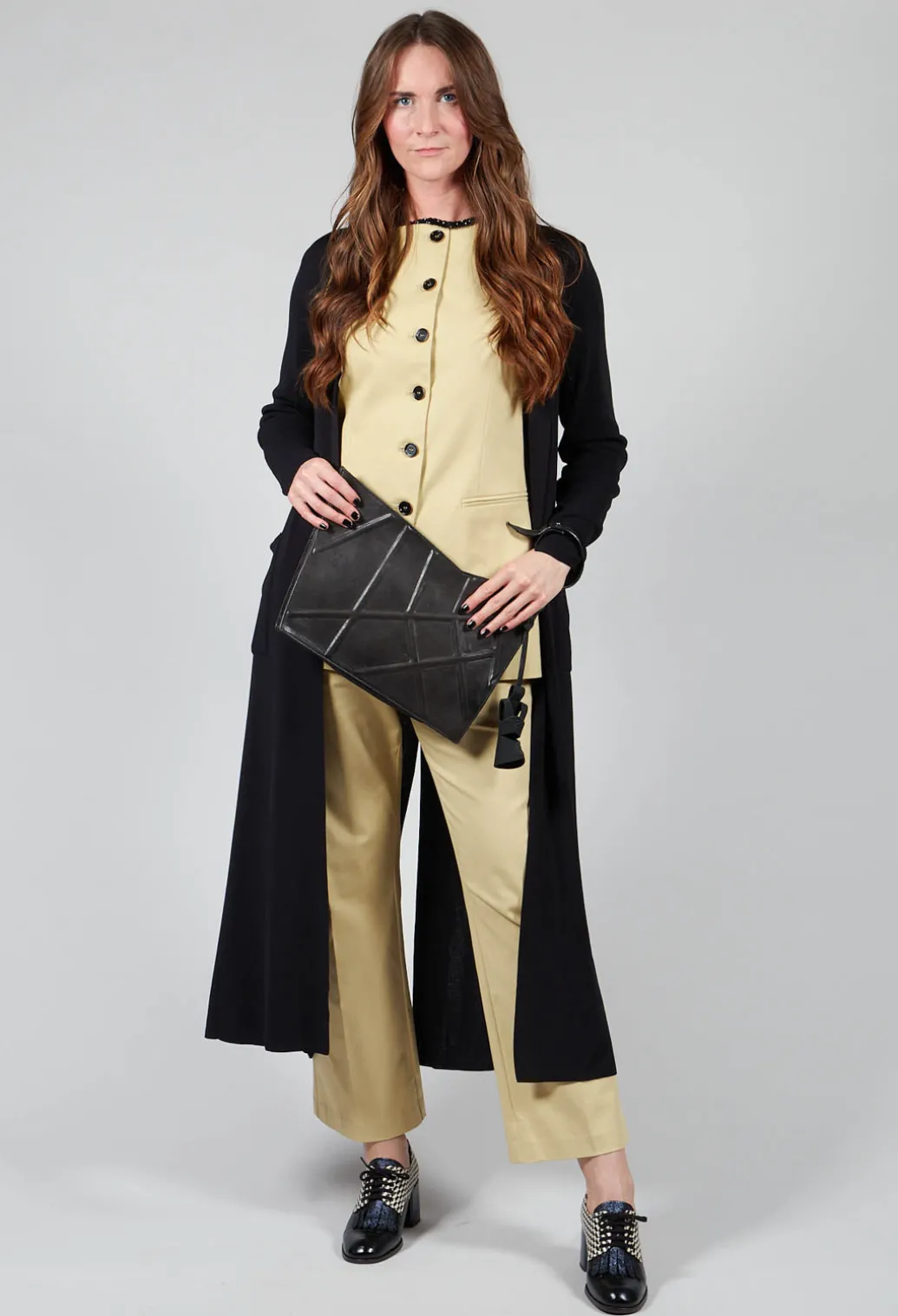 Gabardine Waistcoat in Pear Sorbet