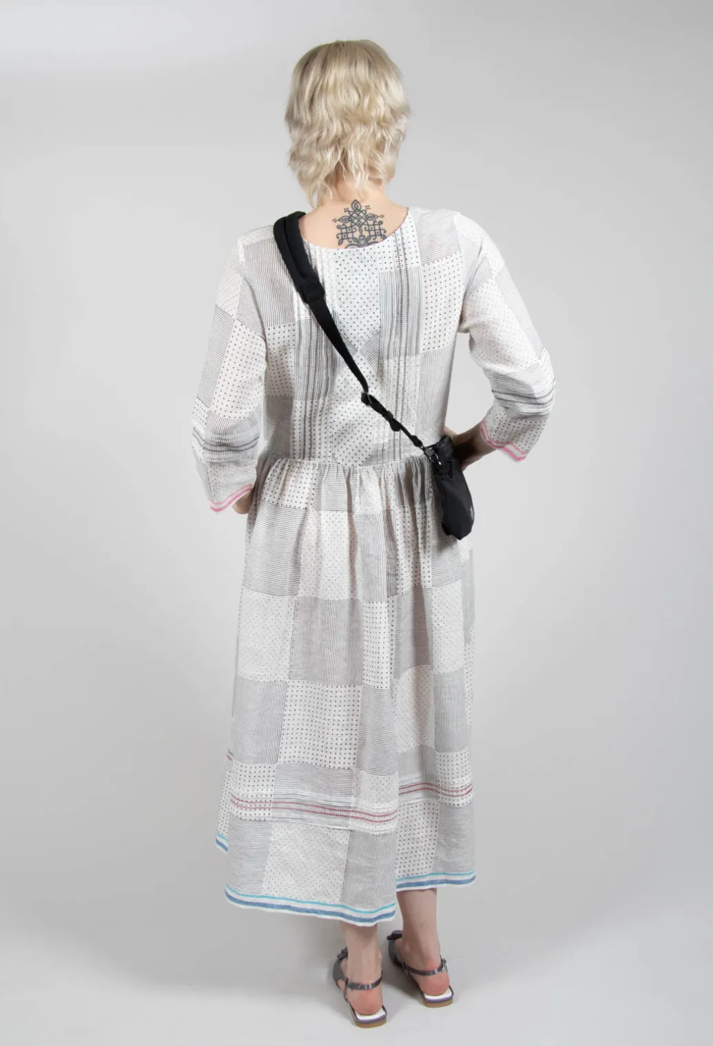 Gail Dress in Blue Multicolour