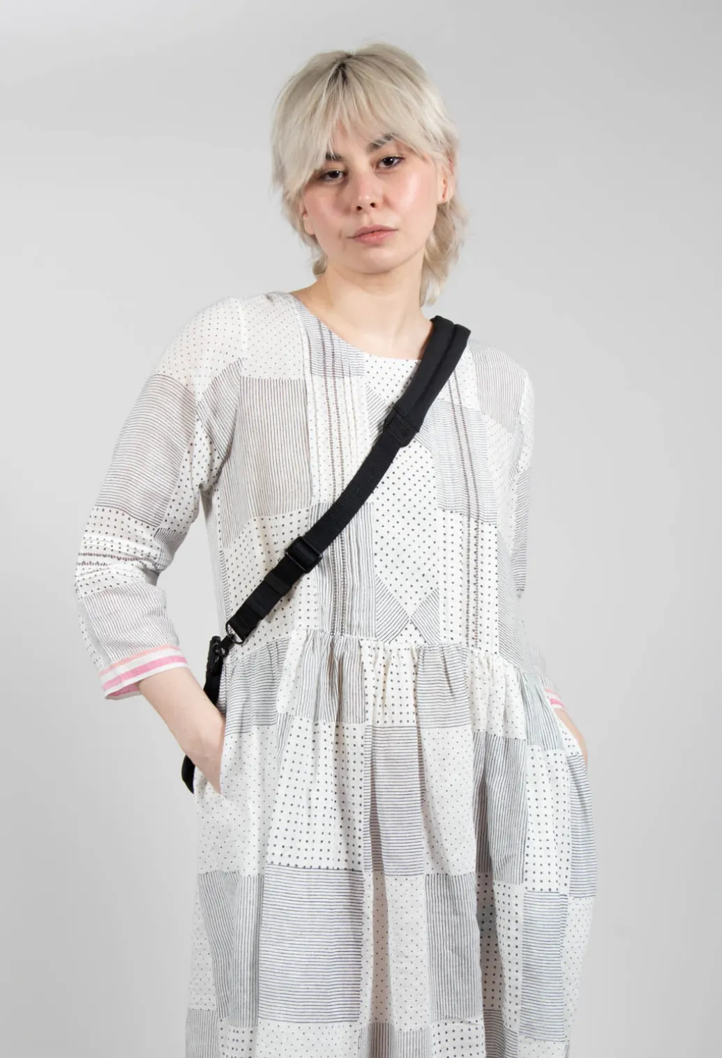 Gail Dress in Blue Multicolour
