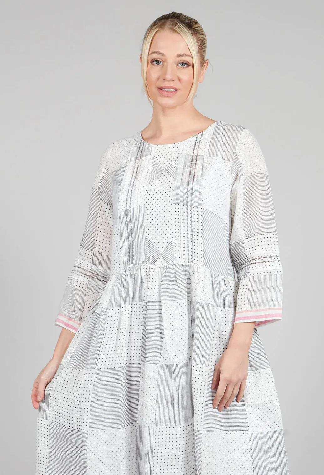 Gail Dress in Blue Multicolour