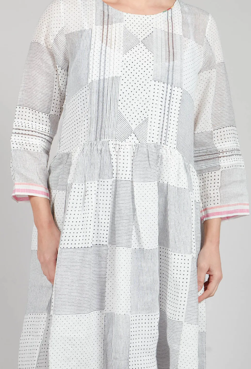 Gail Dress in Blue Multicolour
