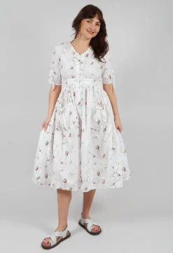 Gull-Britt Dress in Flower Cotton