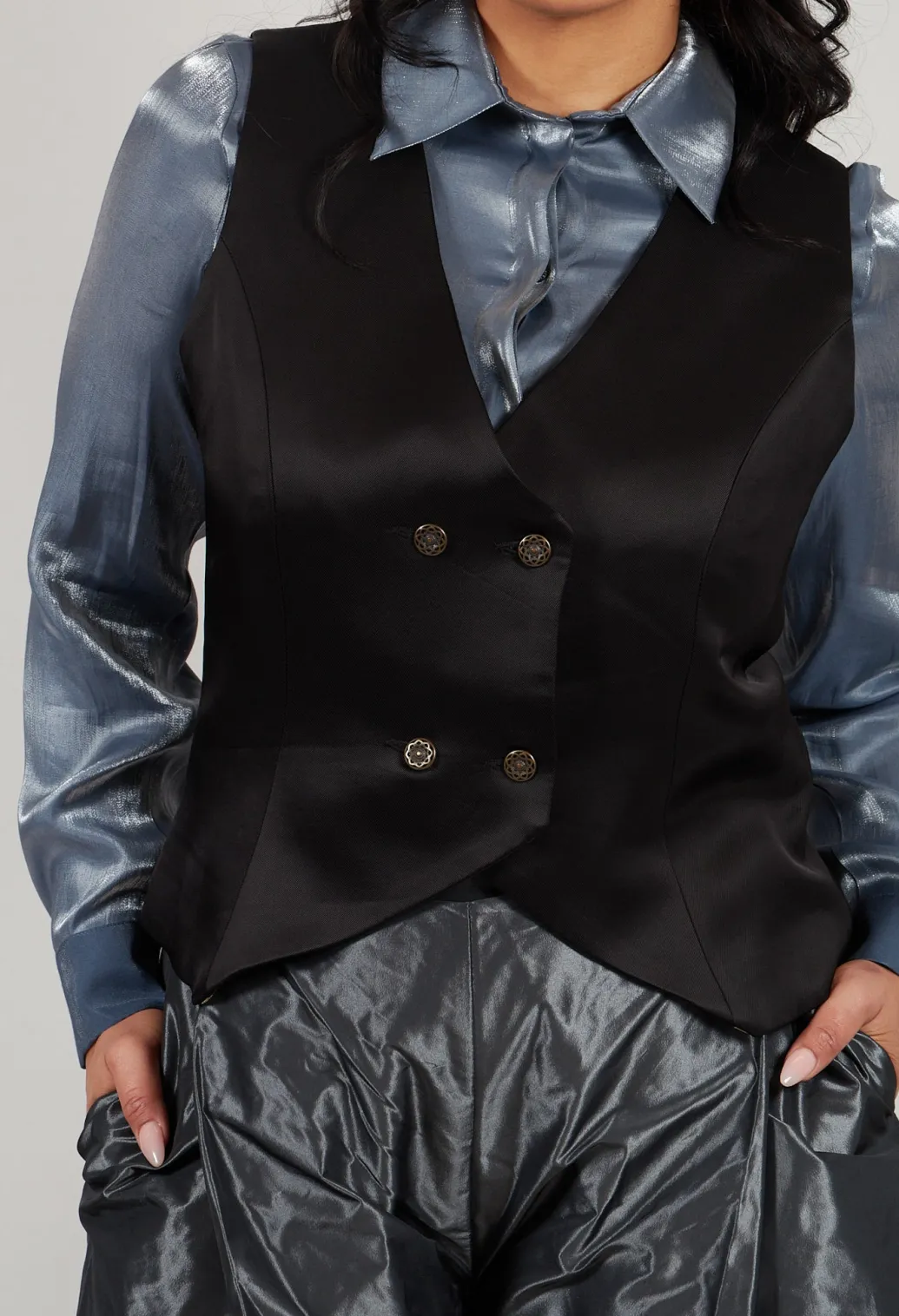 Gypsy Waistcoat in Black