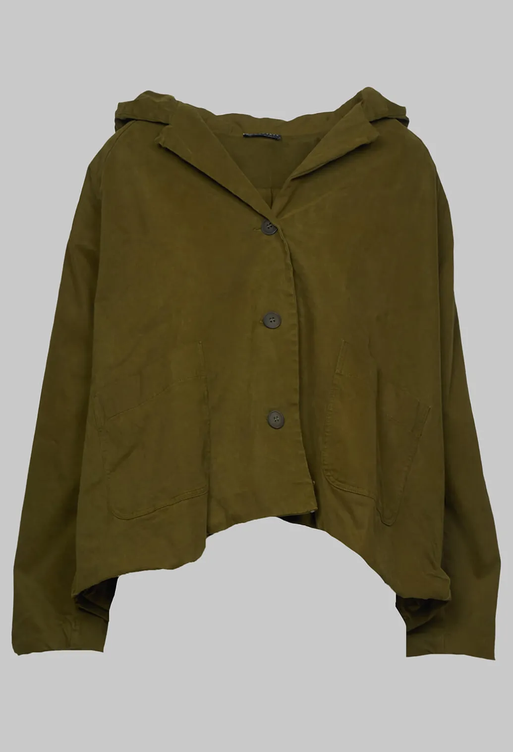 Hooded Jacket in Oliva