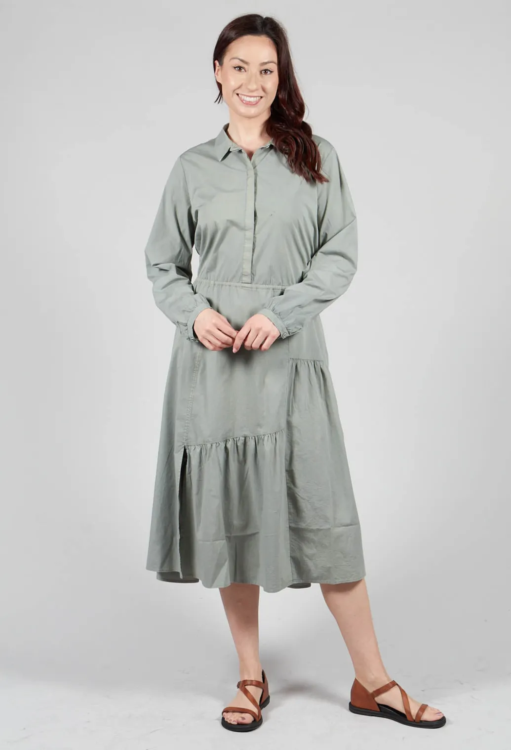 Imeko Dress in Eucalyptus