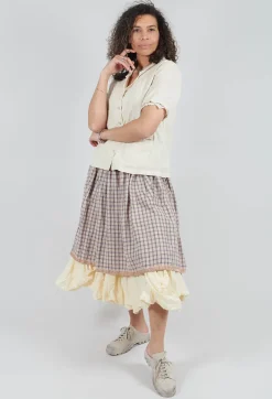 Iris Blouse in Bone White