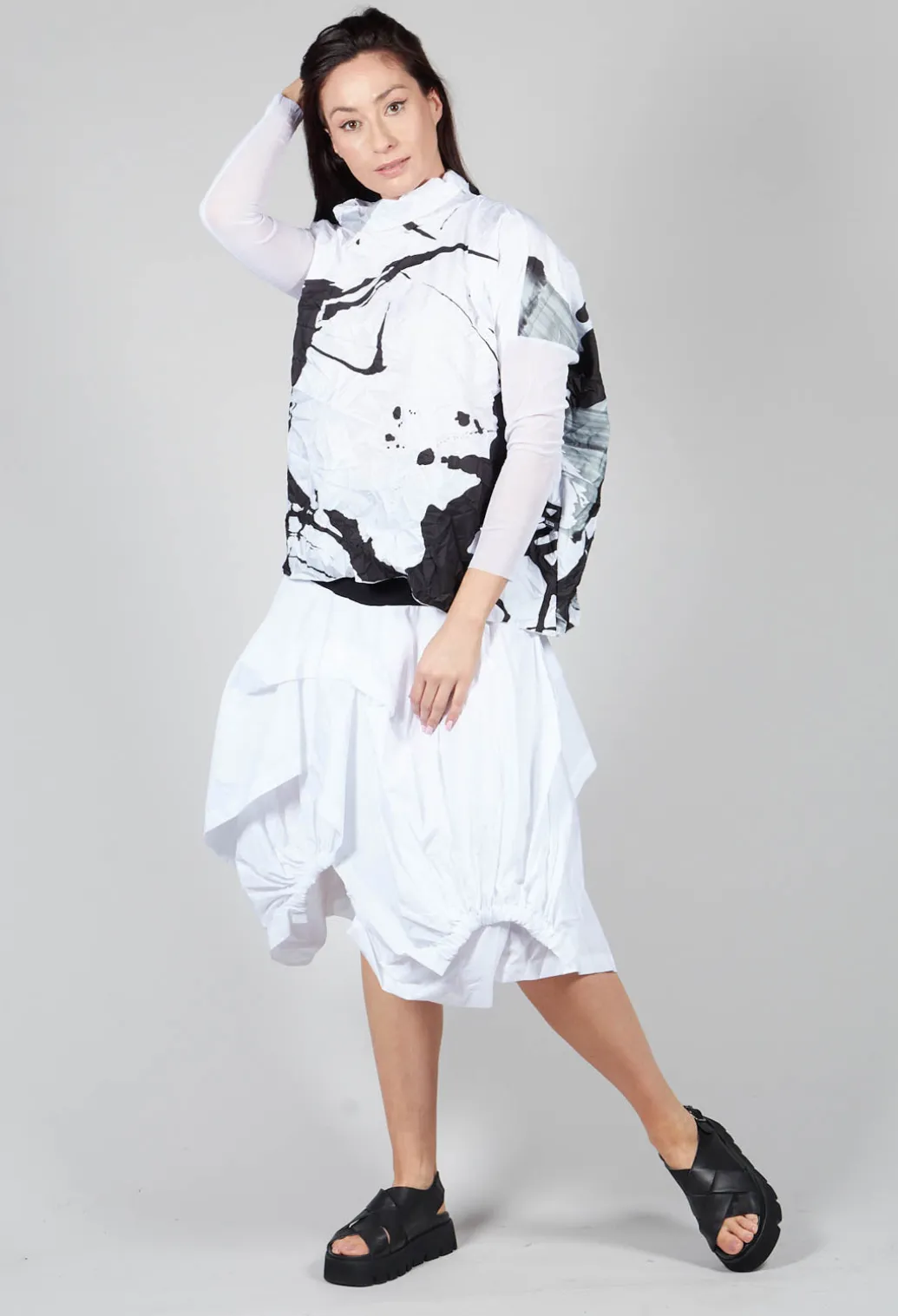 JACE Shirt in White Colourful