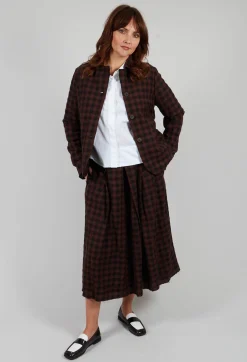 Jacket in Ebano Check
