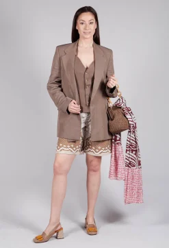 Jacket Plagliaccio in Pecan