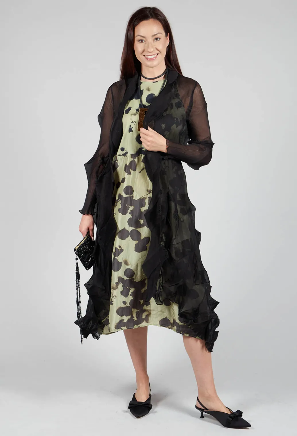 Jacqui Coat in Black