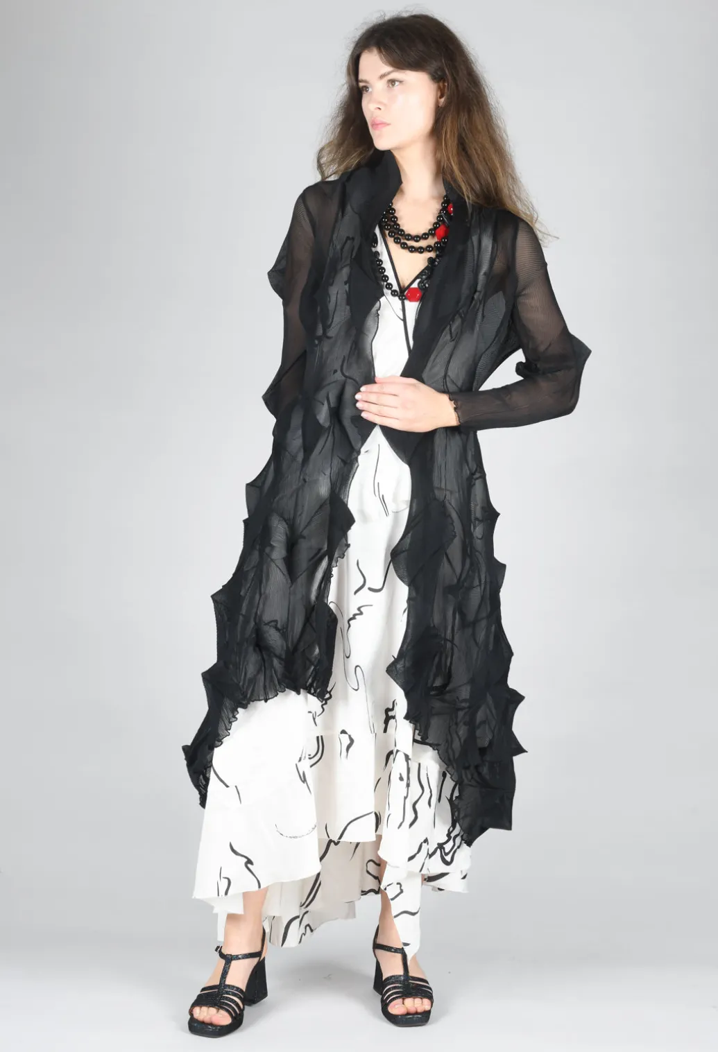 Jacqui Coat in Black