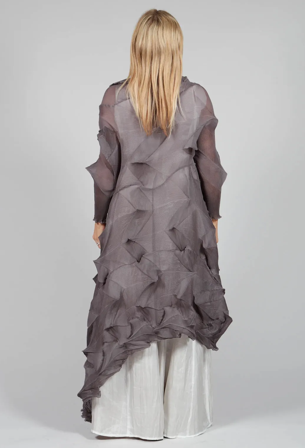 Jacqui Coat in Charcoal