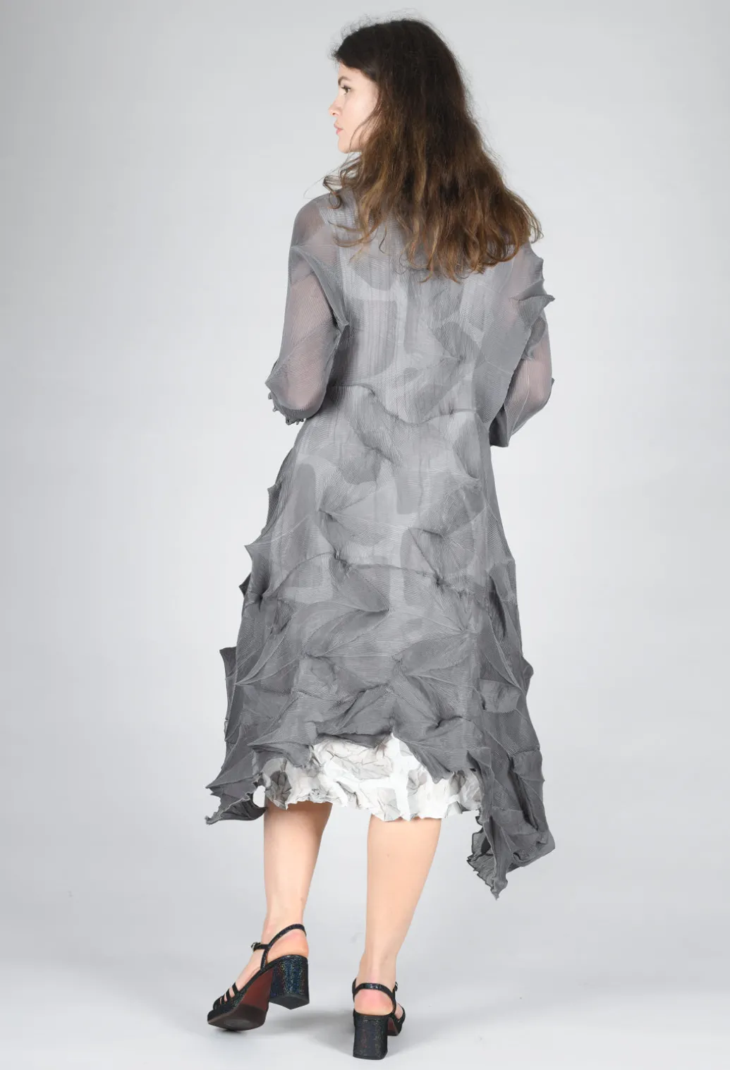 Jacqui Coat in Charcoal