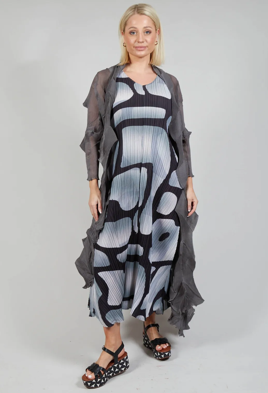 Jacqui Coat in Charcoal