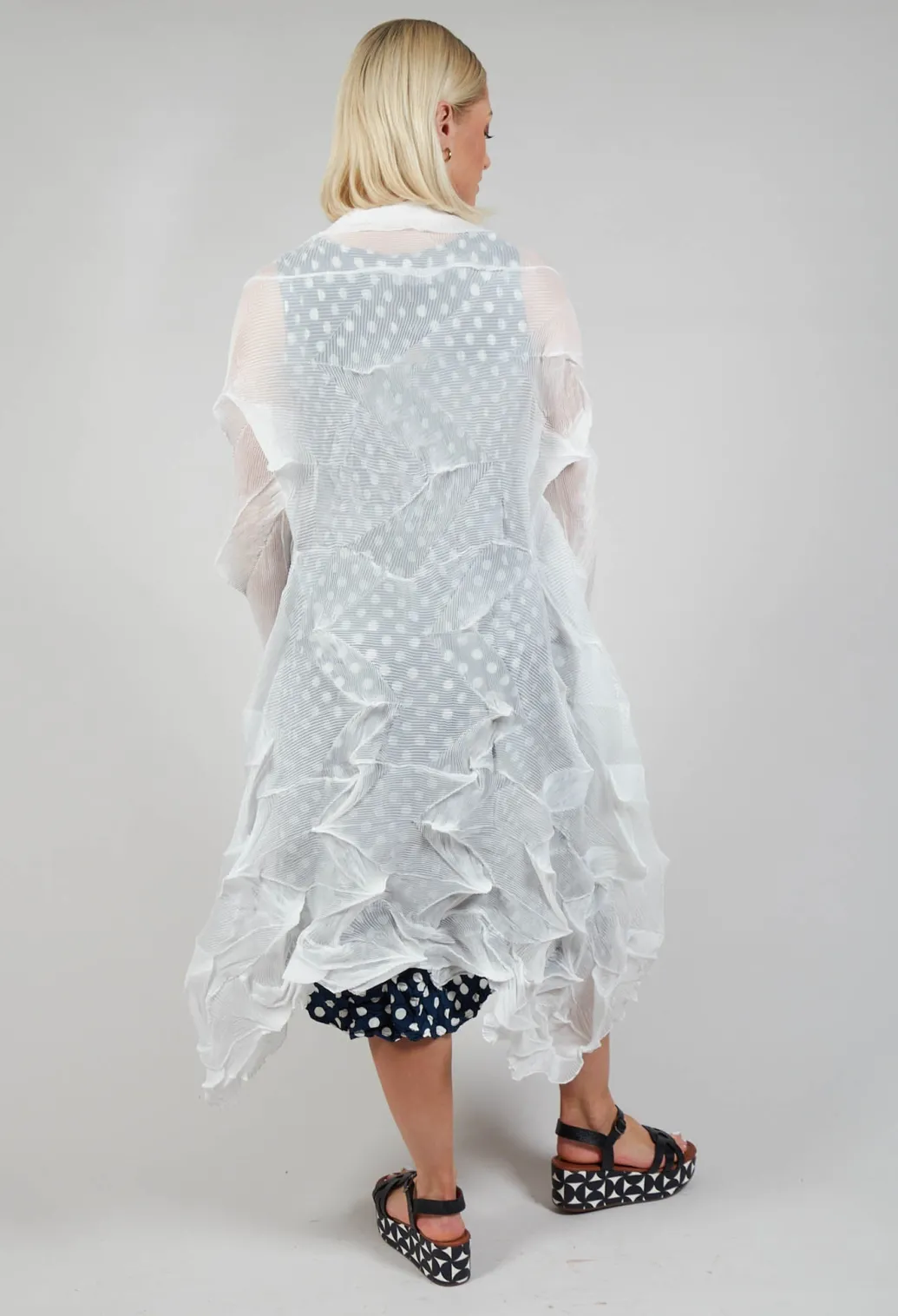 Jacqui Coat in Ivory
