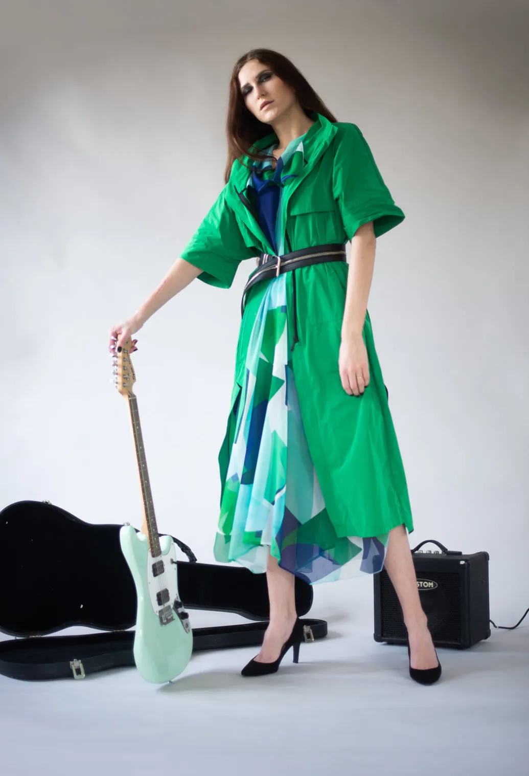 Kama Trench in Bright Green