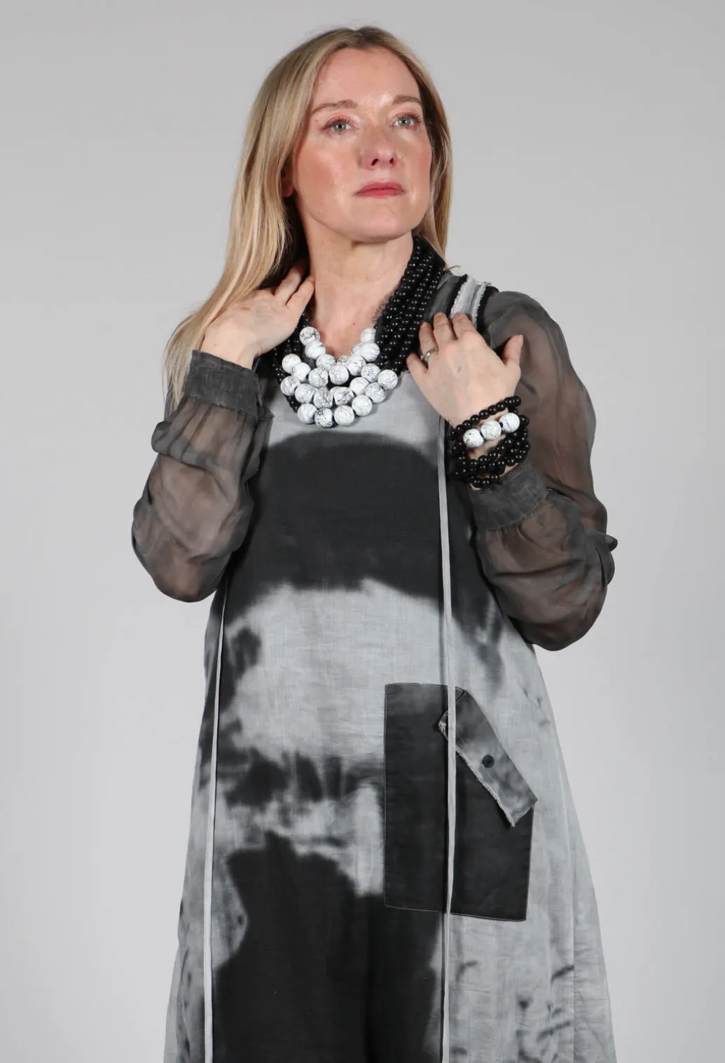 Layered Dress in The Watcher Grey