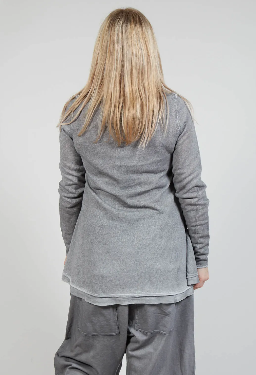 Lightweight Pullover in C.Coal 70% Cloud