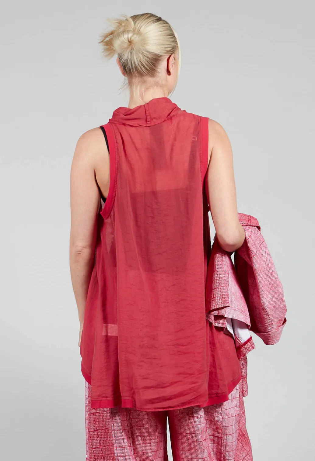 Lightweight Vest Top in Chili