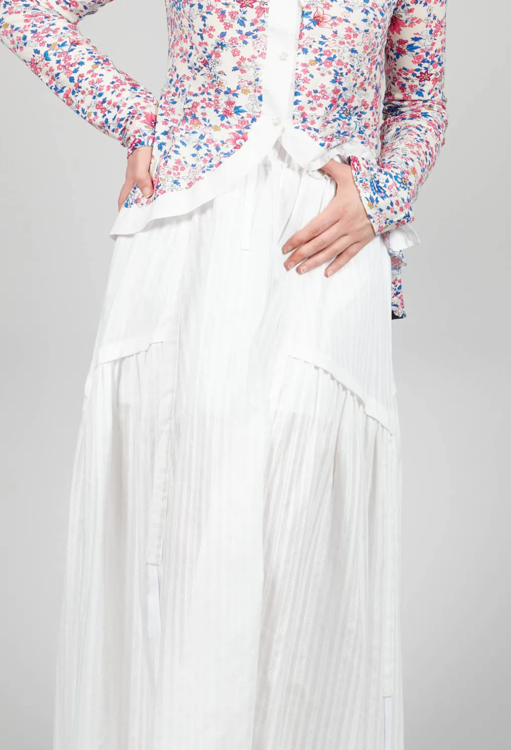Long Skirt in White